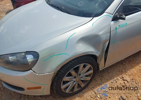 2011 Volkswagen Jetta Sportwagen 2.0L Tdi из США, поврежденный, VIN 3VWPL7AJ2BM661080